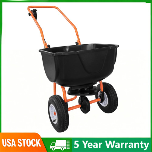 Walk behind lawn spreader - walk,